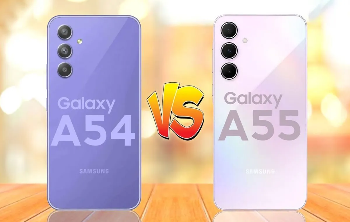Galaxy A55 با Galaxy A54