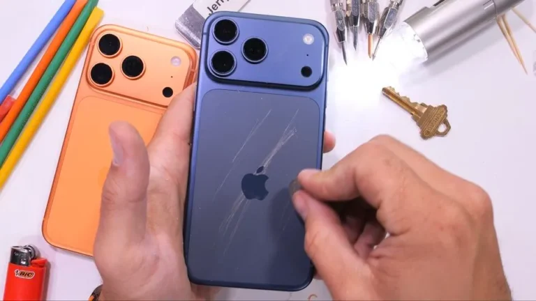 خراش پذیری آیفون 17 پرو